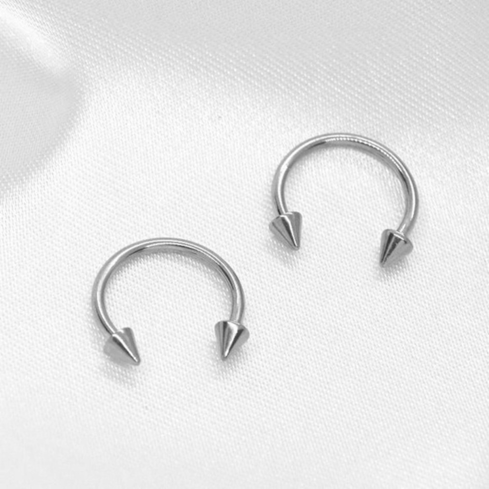 Silver Nose Ring Set